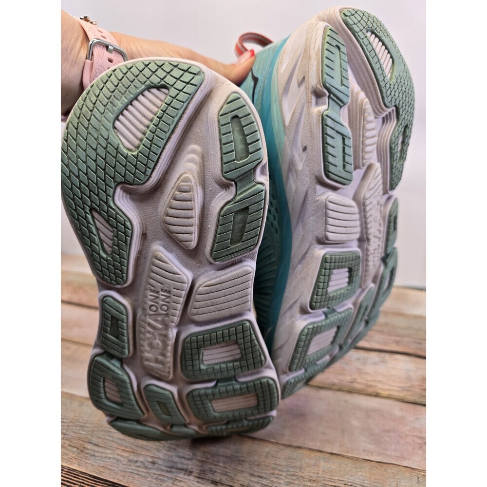 Hoka One One Bondi 7 Shoes Aqua Blue Women’s Size 8.5 1110519 - Picture 6 of 8